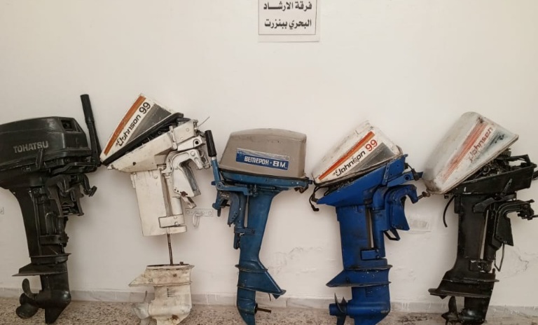 بنزرت:  كشف ورشة  عشوائية لاصلاح المحركات البحرية